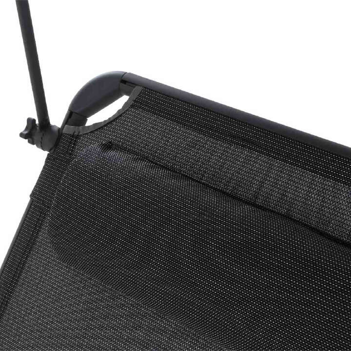 SIENA GARDEN Campingliege + Comfort grau